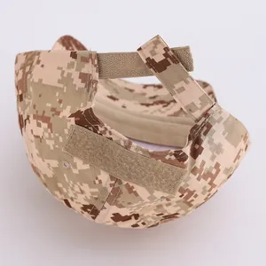 Rückansicht der taktischen Baseballkappe im Wüsten-Digital-Camouflage mit Klettband
