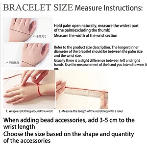 Guide des tailles de bracelet pour mesurer le poignet et choisir le bon diamètre de l'anneau