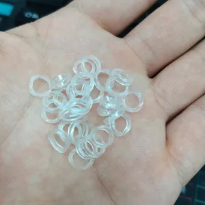 10mm transparente Gummischlaufe für Mesh-Uhrenarmbänder und DIY Anti-Rutsch-Armbänder