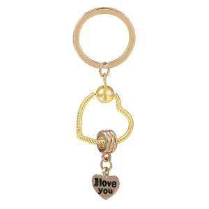 Porte-clés Mode en Alliage Or Forme de Cœur Avec Breloques en Émail et Strass Capteur de Rêves Abeille Fleur Pendentif pour Sac Femme Cadeau