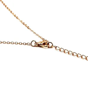 Collana a Catena in Metallo Vintage Acciaio Inossidabile Rame Corda Cerata Regolabile Oro Argento Bronzo Nero Gioielli Donna Uomo