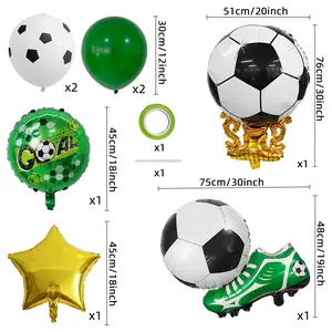 Guida alle taglie per set di palloncini calcio con trofeo e palloncini in alluminio