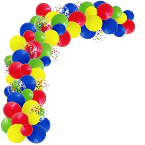 Kit de arco de globos coloridos con lentejuelas para decoración de fiestas y celebraciones