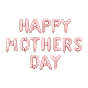 Roségoldenes Happy Mother's Day Folienballon-Set für die Partydekoration