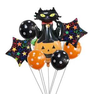 Halloween Balloon Collection Pumpkin Bat Witch Ghost Skull Foil Latex Balloons For Home Party Decoration Festival Supplies