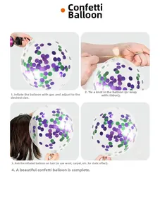Guide pour gonfler des ballons à paillettes avec pompe et effet électrostatique