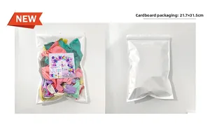 Front and back packaging view of colorful latex Halloween balloon arch garland kit