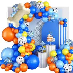 Hondenpoot ballonnen en bot folieballon slinger set voor huisdier verjaardagsdecoratie