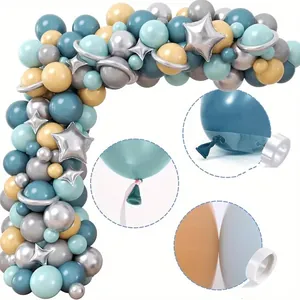 Ruimte thema ballonboog set met planeet ballonnen voor verjaardagsfeest decoratie