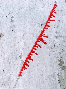 Halloween bloody necklace featuring a realistic red dripping blood effect for cosplay
