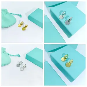 Boucles d'oreilles créoles cœur et rondes minimalistes en or et argent polis