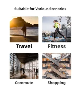 Versatile large travel backpack shown in travel, fitness, commuting and shopping scenes