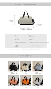 Guide des dimensions pour grand sac de voyage imperméable avec compartiment à chaussures