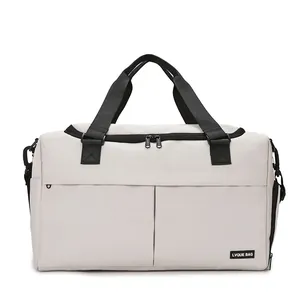 Borsa da Viaggio a Grande Capacità per Uomo e Donna in Tessuto Oxford Impermeabile Con Separazione Secco-Umido e Scomparto Scarpe Indipendente per Palestra Viaggi