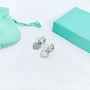 Créoles Minimalistes en Acier Inoxydable en Forme de Cœur et Rondes pour Femmes Or Argent Plaqué Bijoux Géométriques Cadeau