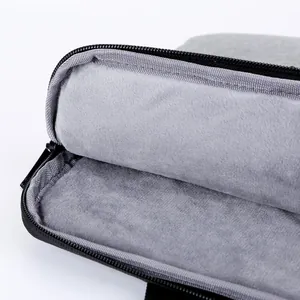 Housse d'ordinateur mince avec doublure en peluche pour MacBook et Ultrabook de luxe