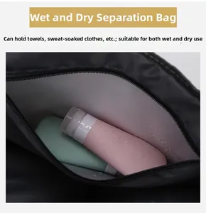 Compartiment intérieur étanche pour les articles humides dans un grand sac de voyage