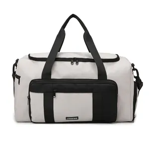 Large Capacity Oxford Cloth Travel Bag With Independent Shoe Compartment Waterproof Gym Bag For Men Women Fitness Yoga Duffle Bag