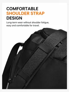 Dettaglio della tracolla imbottita con supporto ergonomico per borse da viaggio pesanti