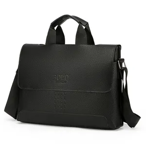 Borsa a Tracolla da Uomo Business Casual in Pelle PU Idrorepellente Leggera per Viaggi d'Affari Uso Quotidiano