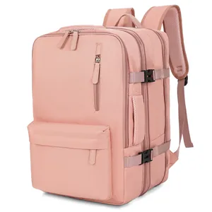 Large Capacity Travel Backpack Waterproof Business Laptop Bag With USB Charging Port For Men Women Expandable Rucksack