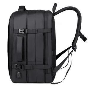 Sac à dos d'affaires imperméable avec poignée latérale, port USB et sangles ergonomiques