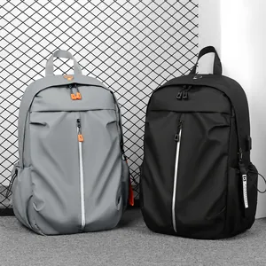Large Capacity Waterproof Backpack For Men Women With USB Charging Port Oxford Fabric Travel School Casual Daypack Laptop Bag