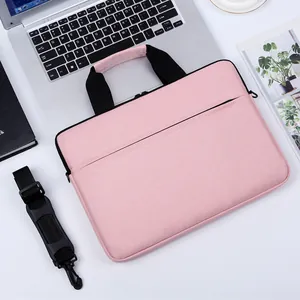 Sacoche Ordinateur Imperméable en Tissu Oxford Business Mallette pour Notebooks Compartiments Multiples Bandoulière