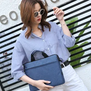 Waterproof Oxford Fabric Laptop Bag Business Briefcase Handbag Shoulder Bag For 13 14 15.6 Urban Commuter Travel Unisex