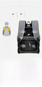 Ergonomic S-shaped shoulder straps with 3D breathable mesh padding for back support