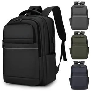 Sac à Dos Affaires Grande Capacité Imperméable Sac Ordinateur 16 Pouces Avec Port USB Bande Réfléchissante Homme Voyage