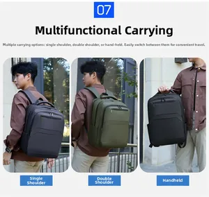 Detailed view of three carrying modes including single shoulder, double backpack and handheld