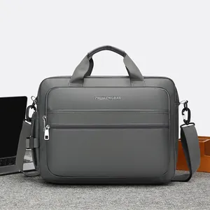 Borsa porta PC in tessuto Oxford impermeabile con manici imbottiti e tracolla regolabile
