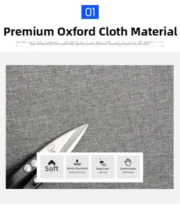 Vue détaillée du tissu Oxford déperlant sur un sac à dos d'affaires pour ordinateur