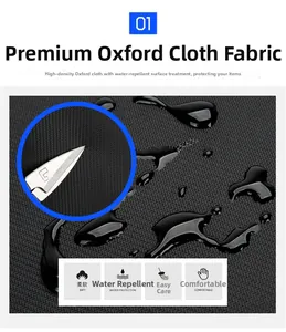 Tissu oxford haute densité imperméable et résistant aux rayures du sac à dos