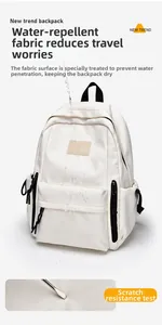 Sac à dos grande capacité imperméable et résistant aux rayures avec test de durabilité