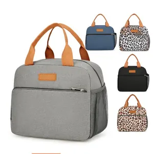 Sac à Déjeuner Isotherme Grande Capacité Imperméable Tissu Oxford Pour Bureau École Pique-Nique Voyage Femme Homme Sac à Déjeuner
