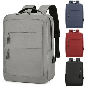 Sac à Dos pour Ordinateur Portable Affaires Tissu Oxford Hydrofuge Sac de Navette Avec Port de Charge USB Homme Femme