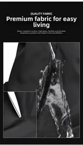 Detailed view of high-quality waterproof and scratch-resistant fabric for street backpacks