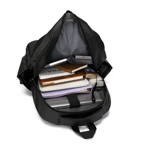 Large capacity business backpack with laptop compartment and multi-pocket interior storage