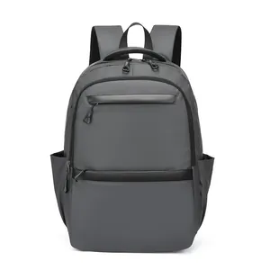 Men Business Backpack Large Capacity Laptop Bag Waterproof Oxford Cloth Lightweight Travel Daypack Casual Commuter Rucksack