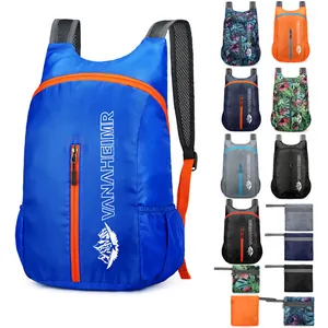 Waterproof Foldable Backpack Lightweight Nylon Travel Daypack For Outdoor Sports Hiking Camping Unisex Portable Storage Bag