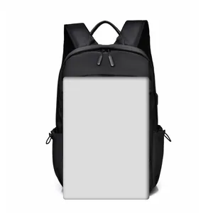 Sac à dos noir étanche de grande capacité pour ordinateur portable et voyage d'affaires