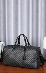 Borsa da viaggio impermeabile a scacchi con scomparti multipli e trama durevole