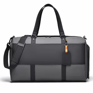 Large travel duffel bag with wet dry separation for gym yoga and short business trips