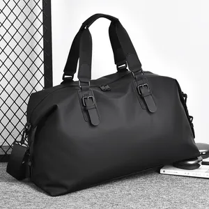 Borsa da Viaggio Uomo Grande Capacità Impermeabile Tessuto Oxford Borsone Con Separazione Secco-Umido Custodia Trolley Borsa Palestra