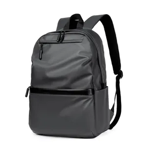 Large Capacity Waterproof Business Laptop Backpack For Men Synthetic Fabric Minimalist Commuter Travel Rucksack Professional Daypack