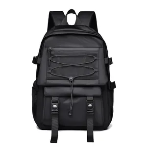 Functional Large Capacity Computer Backpack Waterproof Nylon Functional Schoolbag For Travel Student Men Women Trendy Daypack