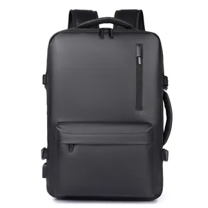 Mochila de Negocios para Hombre Impermeable Oxford Gran Capacidad Bolsa para Portátil Con Puerto USB Viaje Trabajo Oficina