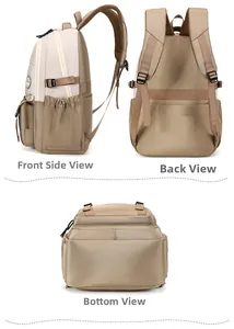 Vues détaillées du profil latéral, du mesh dorsal respirant et de la base renforcée du sac